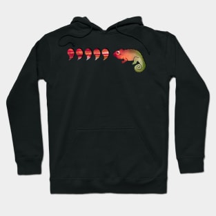 Comma Chameleon, Graphic Design Hoodie